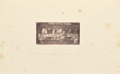 La Cène, par Giotto - Caldesi and Montecchi