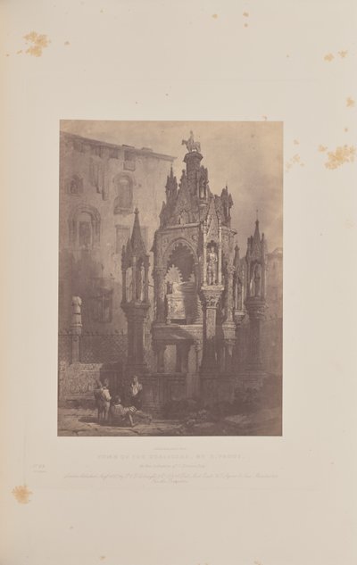 La tombe des Scaligers, par S. Prout - Caldesi and Montecchi