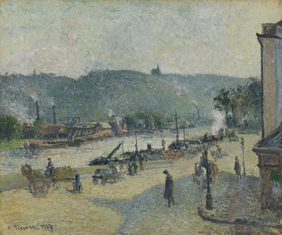 Place Lafayette, Rouen, 1883 - Camille Jacob Pissarro