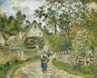 Le Chemin de Hameau-Chaumieres au Valhermeil - Camille Jacob Pissarro