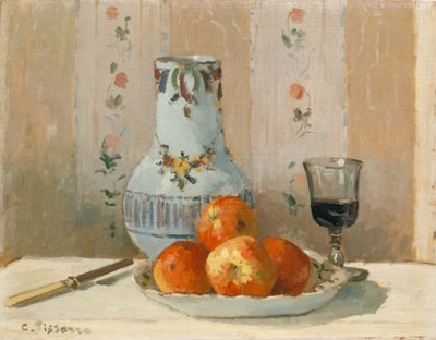 Nature morte avec pommes et pichet, 1872 - Camille Jacob Pissarro