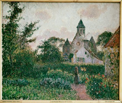 Eglise de Knokke (oil on canvas) - Camille Pissarro