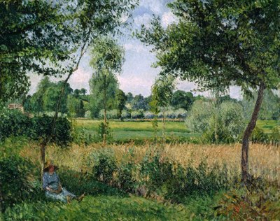 Effet de lumière du matin, Eragny - Camille Pissarro