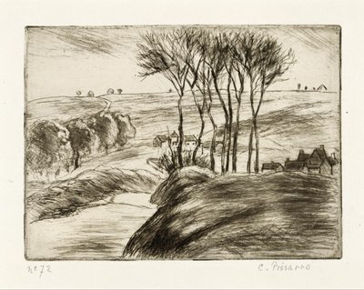 Paysage a Osny - Camille Pissarro
