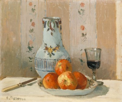 Nature morte avec pommes et pichet - Camille Jacob Pissarro