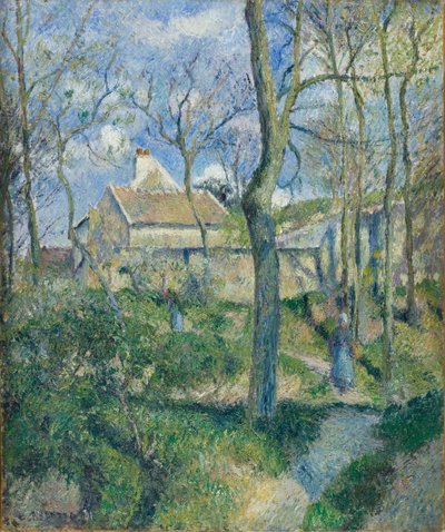 The Path to Les Pouilleux, Pontoise - Camille Pissarro