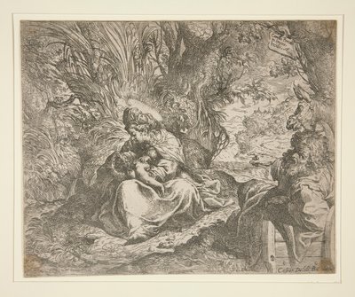 Repos pendant la fuite en Égypte - Camillo Procaccini