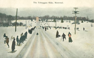 Toboggan, Montréal, Québec, Canada (photo couleur) - Canadian Photographer