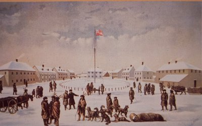 Rébellion de Riel au Canada, Fort Garry capturé par Riel en 1869 - Canadian School