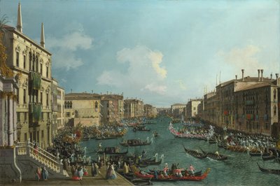 Une régate sur le Grand Canal - Giovanni Antonio Canal