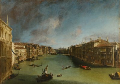 Grand Canal du Palazzo Balbi vers le Rialto - Canaletto