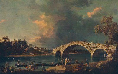 Vieux pont de Walton, 1754 - Giovanni Antonio Canal