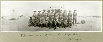 Officiers et sous-officiers dans N.Z.M.A.A., octobre 1917 - Capt. Arthur Rhodes