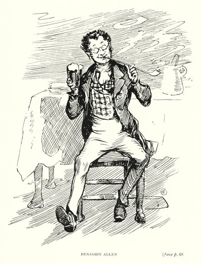 Personnage de Dickens : Benjamin Allen - Captain Edward Henry Handley Read