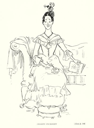 Personnage de Dickens : Charity Pecksniff - Captain Edward Henry Handley Read