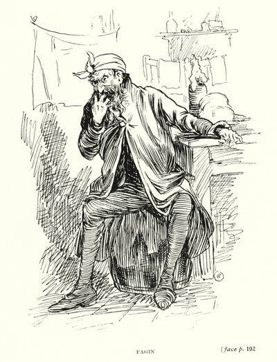Personnage de Dickens : Fagin - Captain Edward Henry Handley Read