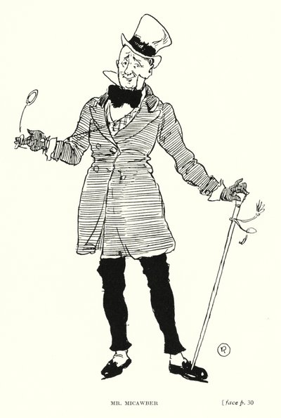 Personnage de Dickens : Mr Micawber - Captain Edward Henry Handley Read