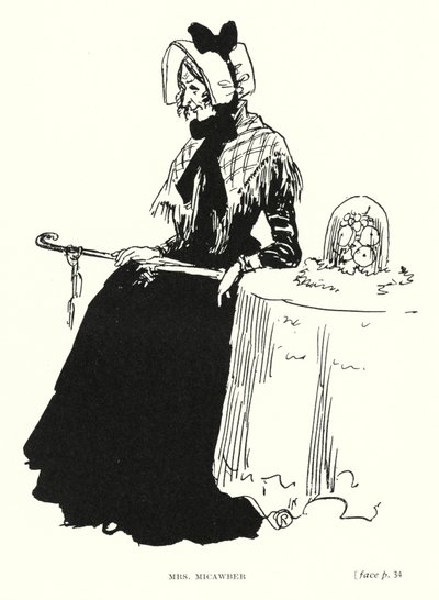 Personnage de Dickens : Mme Micawber - Captain Edward Henry Handley Read