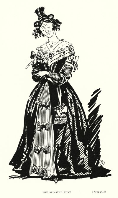Personnage de Dickens : La tante célibataire - Captain Edward Henry Handley Read