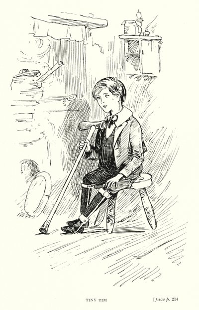 Personnage de Dickens : Tiny Tim - Captain Edward Henry Handley Read