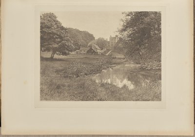 Haddon Hall et Homestead, depuis la rivière - Captain George Bankart