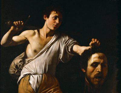 Italien :  Davide con la testa di Golia David avec la tête de Goliath - Caravaggio