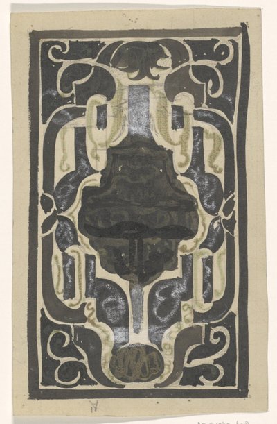 Conception pour ex libris de D.J. Goedkoop - Carel Adolph Lion Cachet