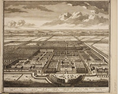 Le pavillon de chasse de Frederik Henrik à Hornslaardyck près de Gravesand - Carel Allardt