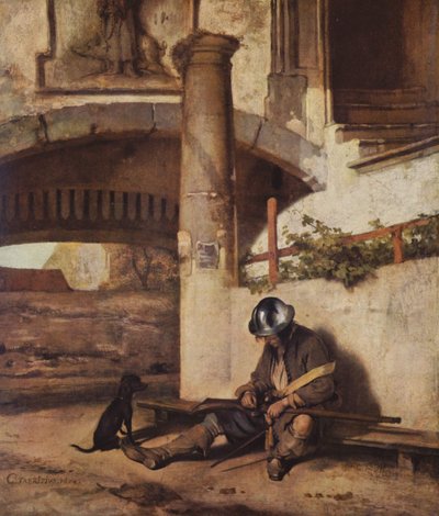 Dutch : Le garde-barrière - Carel Fabritius