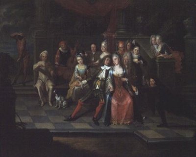 Scène de Carnaval - Carel Jacob Crec