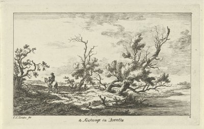 Cavalier dans un paysage - Carel Lodewijk Hansen