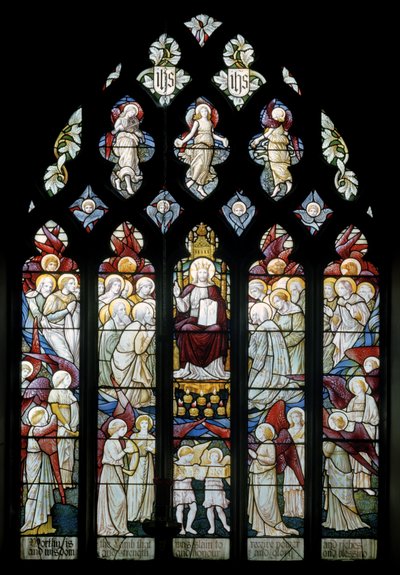 Latchford, Christchurch, Shrigley & Hunt, Carl Almquist, Christ en gloire adoré par les anges - Carl Almquist