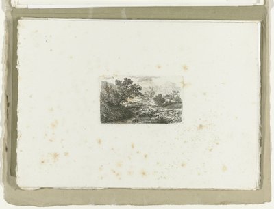 Paysage avec pont sur un ruisseau (Seize paysages) - Carl August Lebschee
