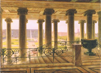 vue du nouveau musée sur le jardin d