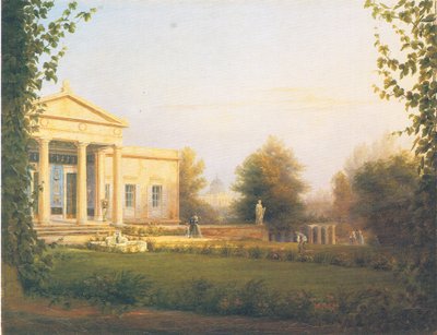 Vue depuis la véranda du château de Charlottenhof - Carl Daniel Freydanck