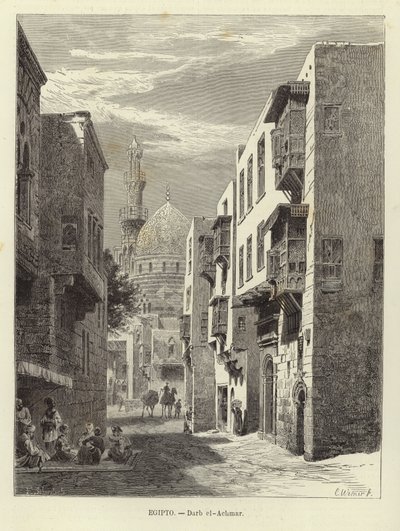 Égypte - Darb al-Ahmar au Caire - Carl Friedrich Heinrich Werner