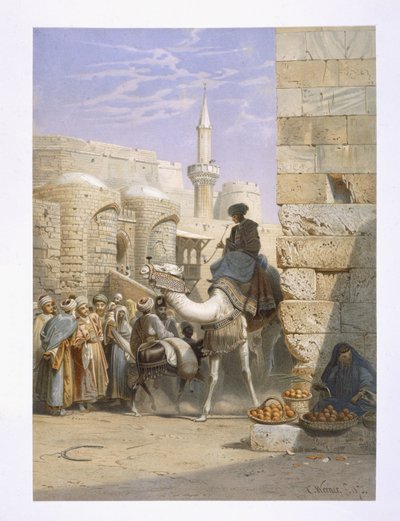 Vie de rue au Caire - Carl Friedrich Heinrich Werner