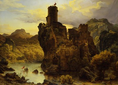 Château de chevalier - Carl Friedrich Lessing