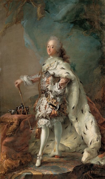 Frédéric V dans ses robes d