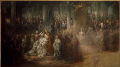 Suédois : couronnement de Gustav III. Inachevé
 Le couronnement du roi Gustave III de Suède. Inachevé - Carl Gustaf Pilo