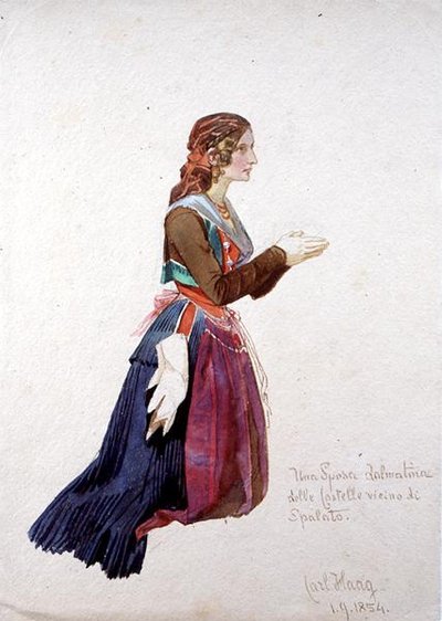 Une dame dalmate de 