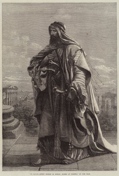 Es Salaam, Sheikh Michael El Musrab, Anazeh, à Palmyre - Carl Haag