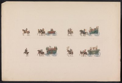 Défilé lors du mariage de la princesse Sophie, 1842 (plaque 3) - Carl Hess