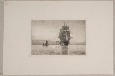 Danish : Soirée silencieuse en mer du Nord - Carl Locher