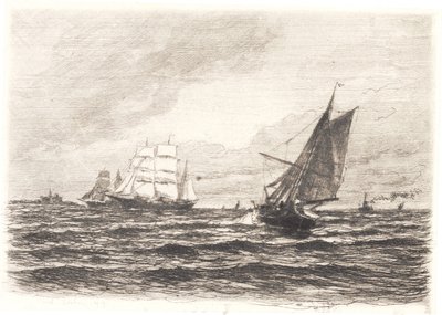 Brise fraîche dans le détroit - Carl Locher