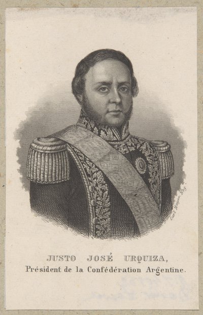 Justo José Urquiza, président de l