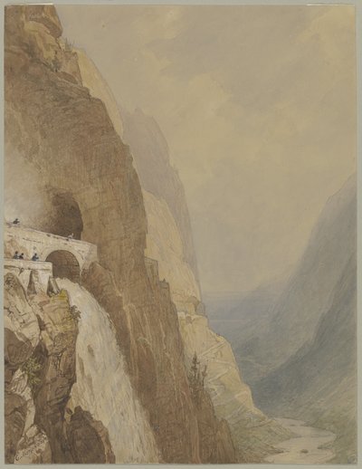 Le col du Splügen - Carl Morgenstern