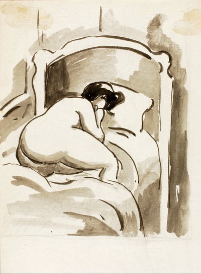 Nu féminin couché - Carl Newman