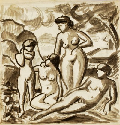 Groupe de nus - Carl Newman