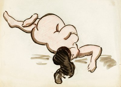 Nu féminin couché - Carl Newman